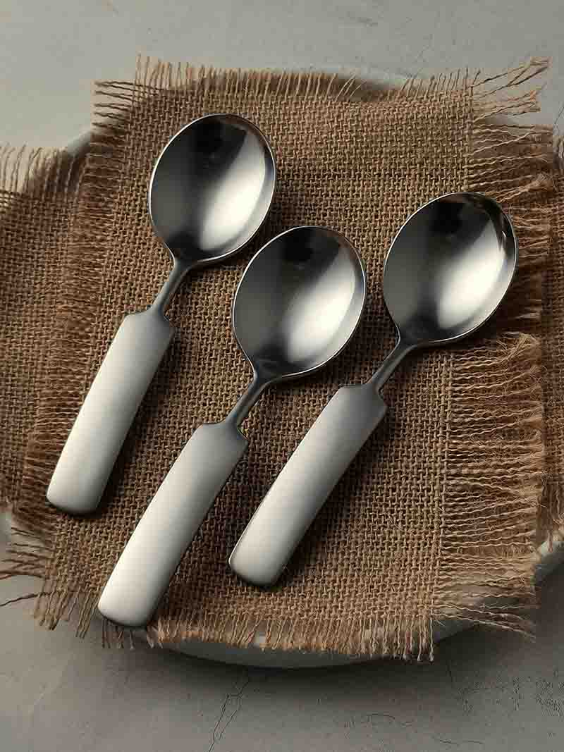 Premium 304 Stainless Steel Matt Spoon