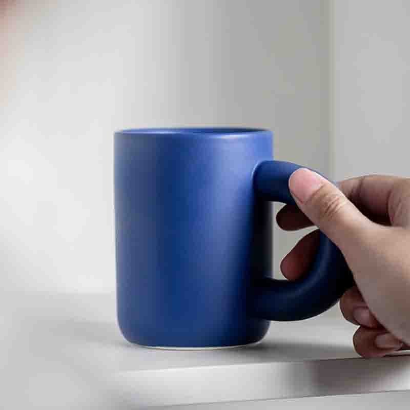 Tasse à poignée potelée - Bleu