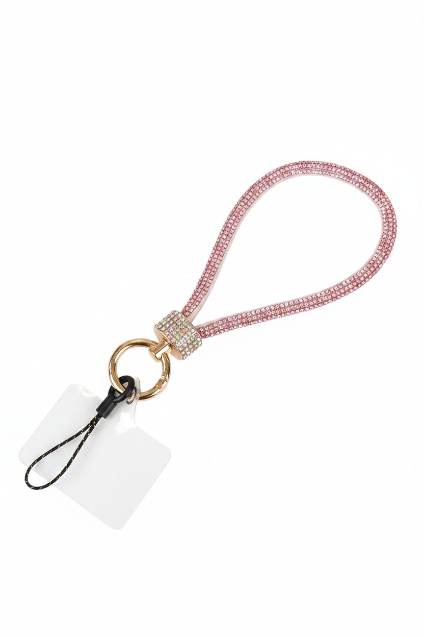 Diamante Phone Wristlet — Sparkle Wrist Strap, Hands-Free