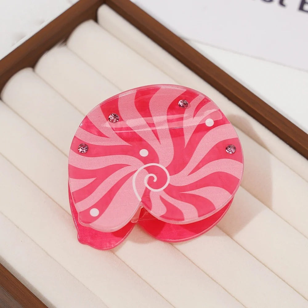 Ocean Creatures Acetate Claw Clip