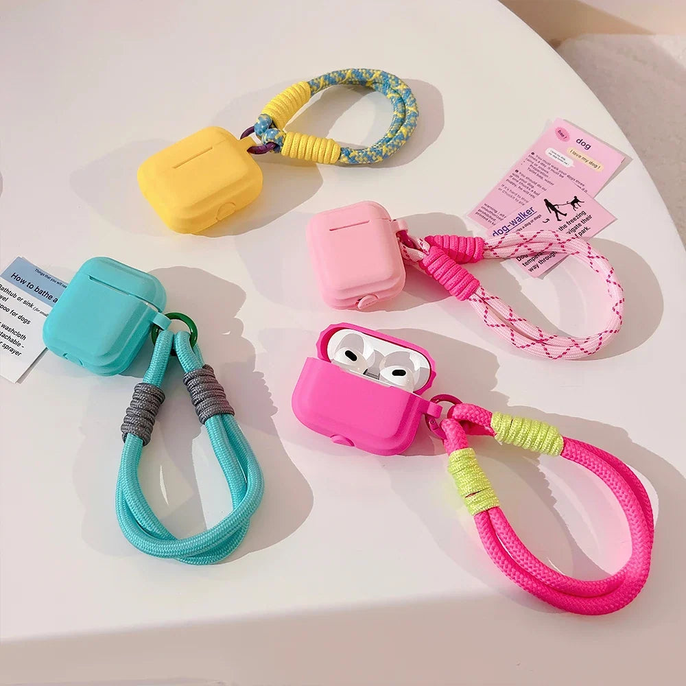 AirPod Silicone Case + Paracord Strap