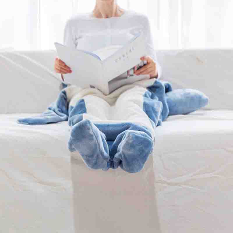 Shark Attack Snuggle Blanket - Wearable Hooded Onesie