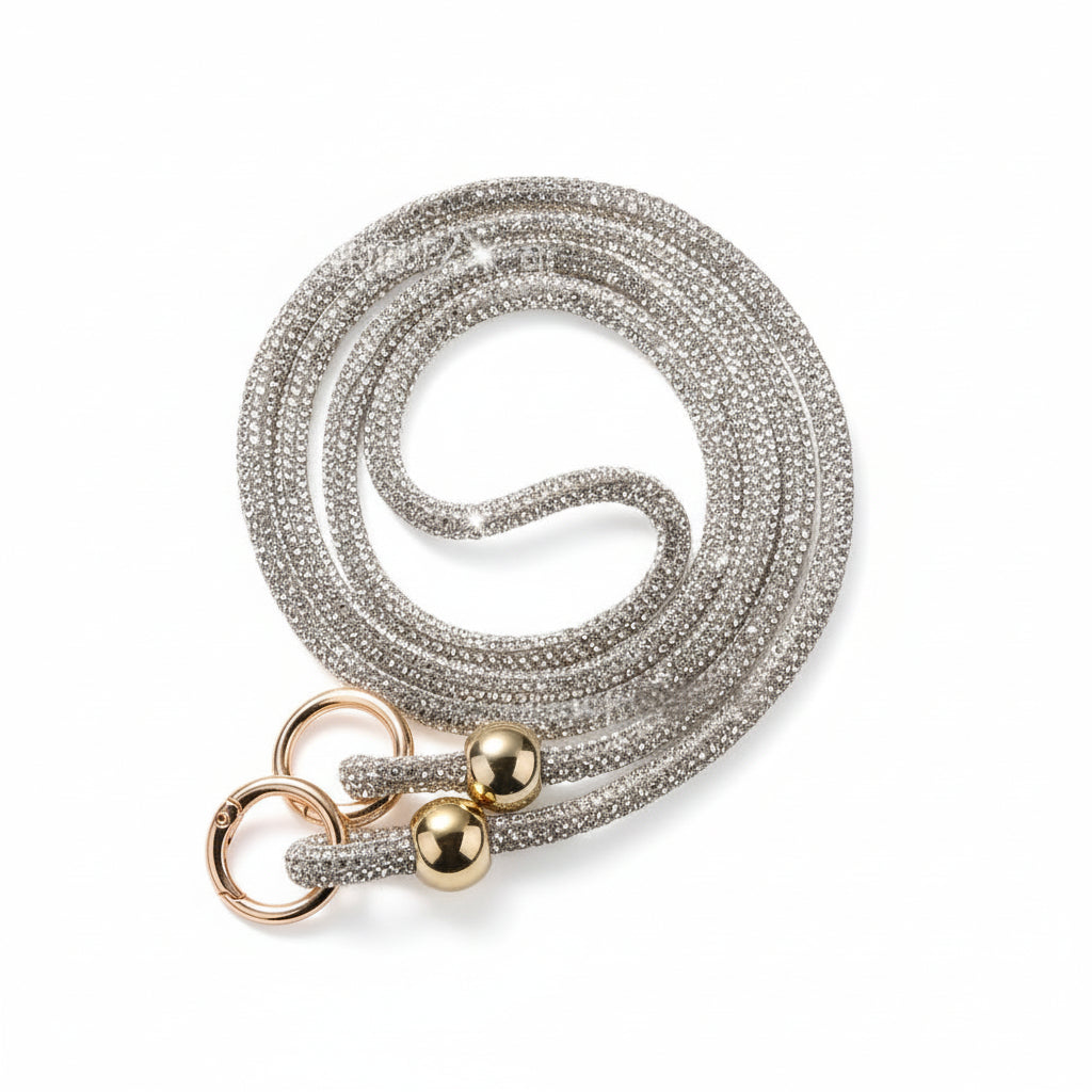 ✨ Luxury Rhinestone Phone Lanyard – Elegant Hands-Free Bling