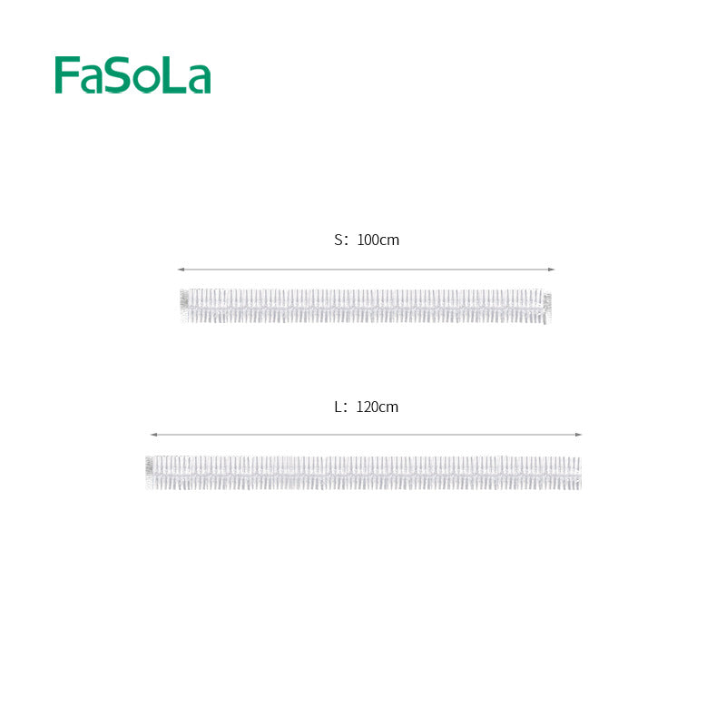 FaSoLa Disposable Clear Plastic Cover, 10 Pieces