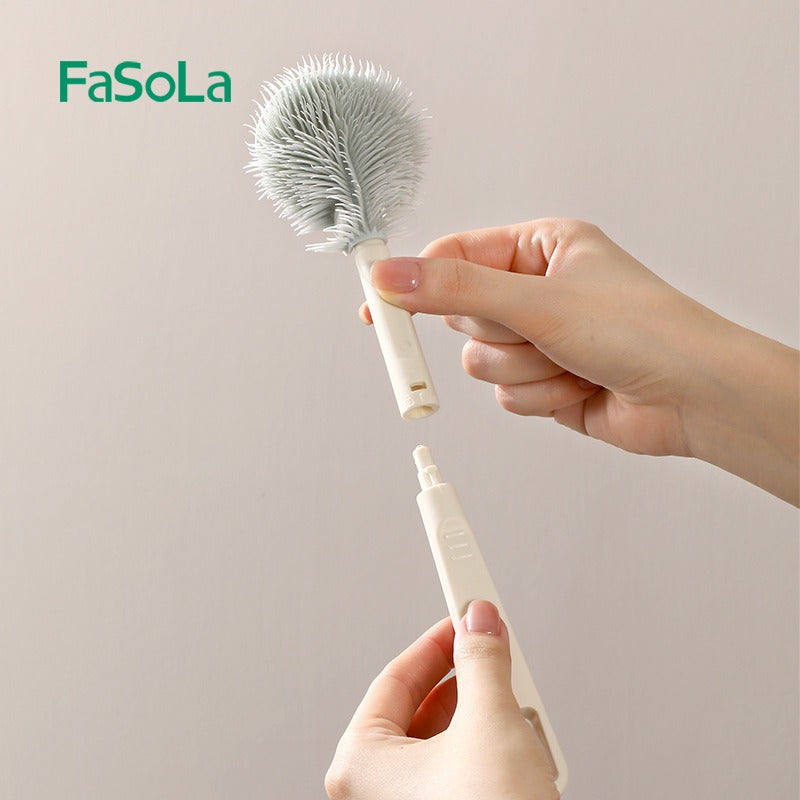 FaSoLa Soft Rubber Cup Cleaning Brush – Removable, Durable & Bottle-Friendly