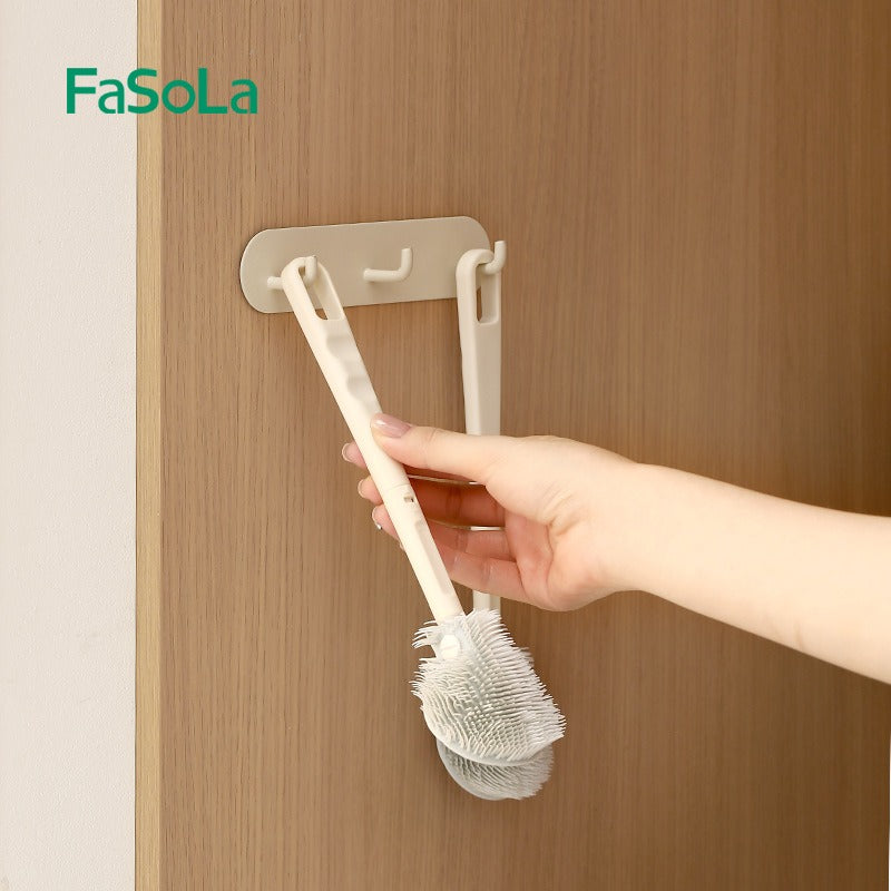 FaSoLa Soft Rubber Cup Cleaning Brush – Removable, Durable & Bottle-Friendly