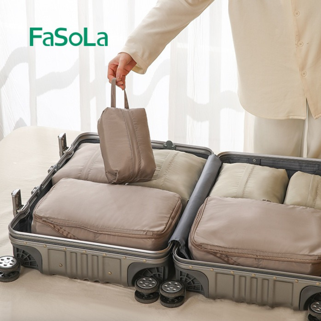 FaSoLa Toiletry Travel Storage Bag – Spacious, Waterproof & Portable Organizer