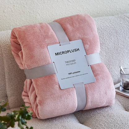 Dusty Pink flannel fleece blanket
