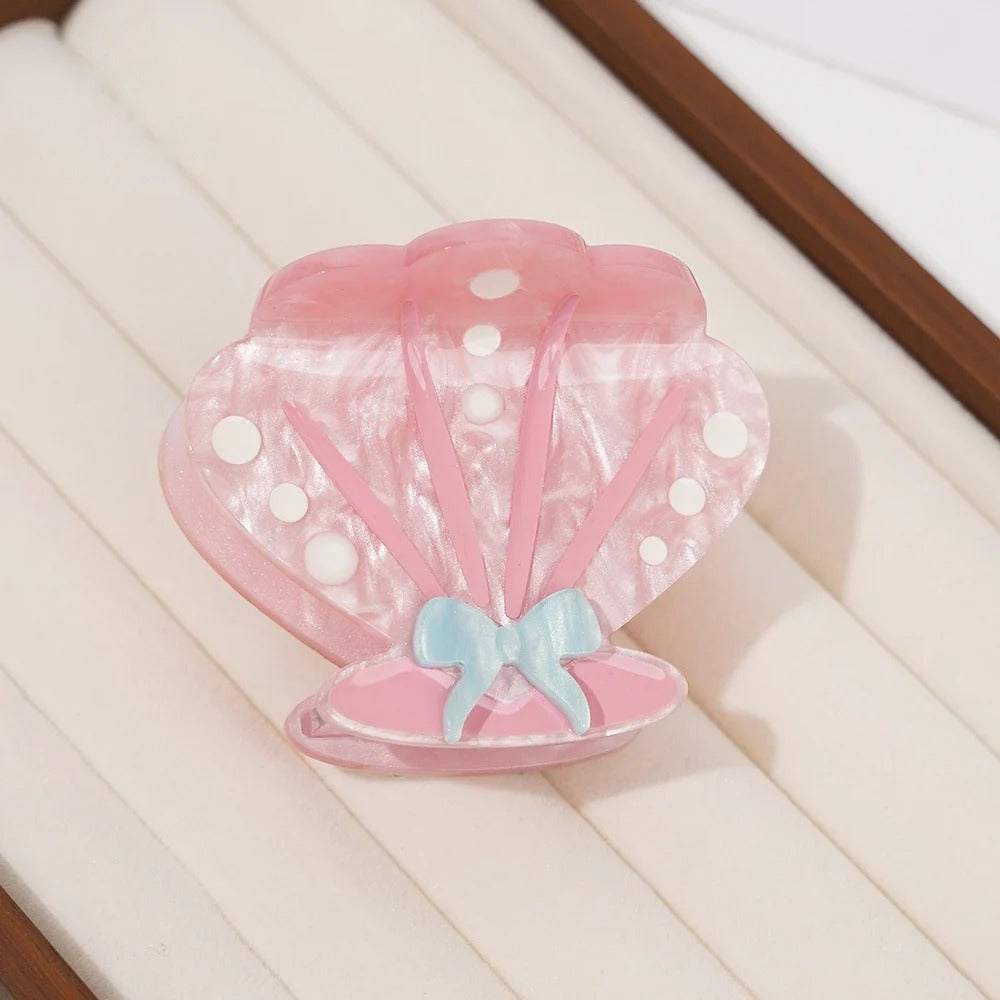 Ocean Creatures Acetate Claw Clip