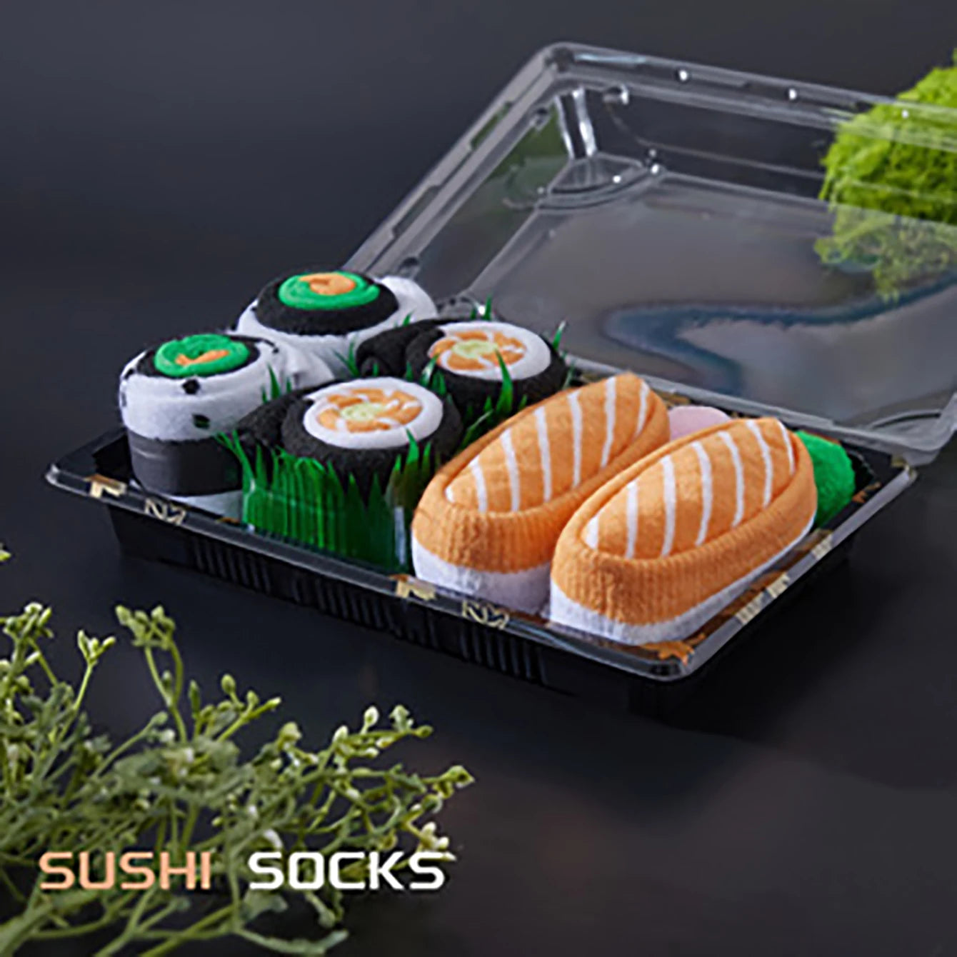 Trio of Tasty Toes – 3 Pairs of Quirky Sushi Socks for Men & Women, Perfect Gift, All-Season Fun