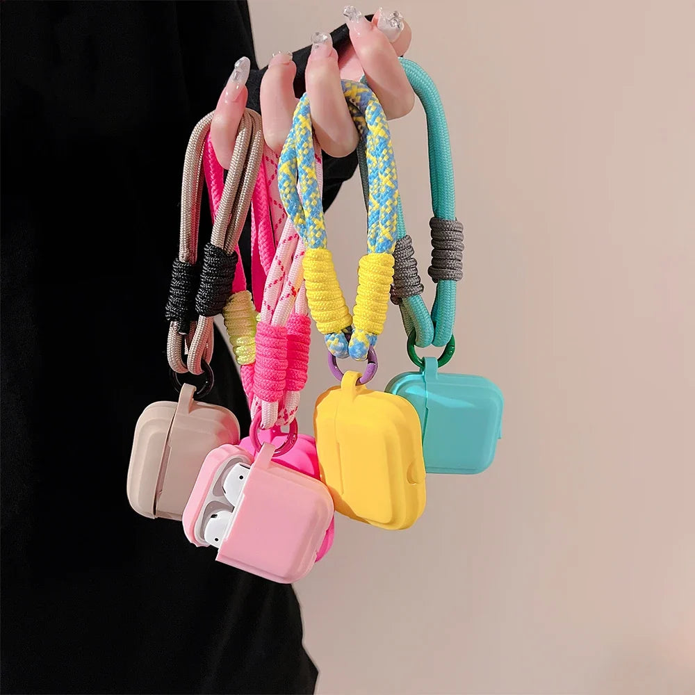 Clearance bundle - AirPod silicone case with paracord strap clip