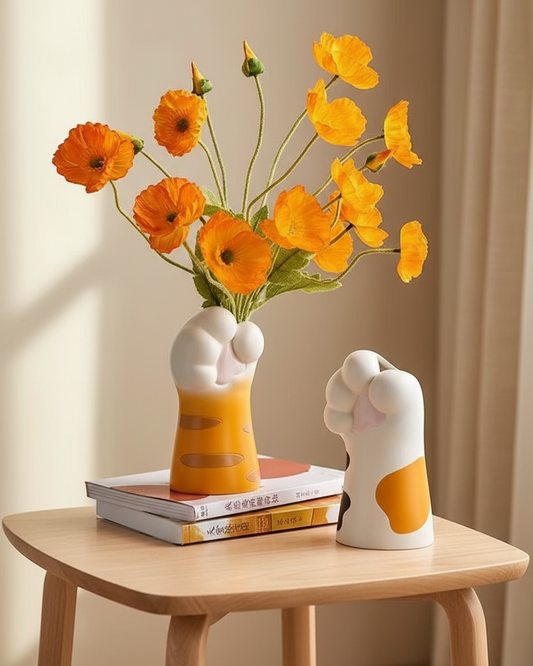 Cat Paw Vase – Aesthetic Lifestyle Hero Shot