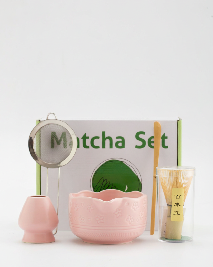Matcha Set – Cherry Blossom Pink Studio