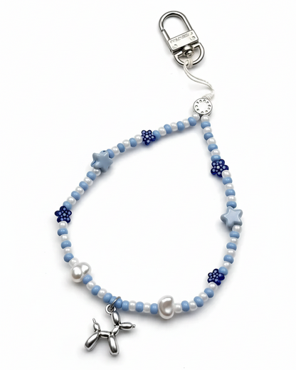 Sky Charm Beaded Phone Wristlet